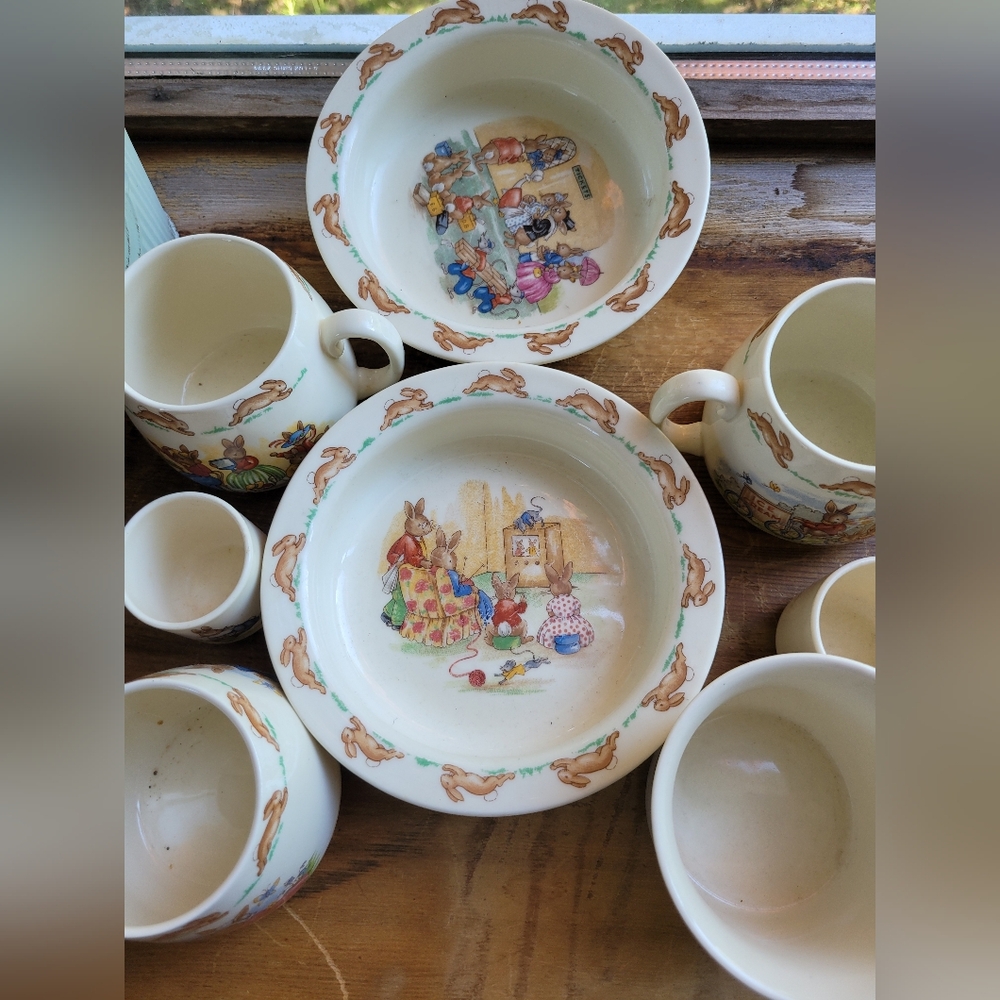7 Piece Bunnykins set